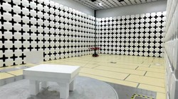 Phòng thử nghiệm tương thích điện từ của TÜV Rheinland tại Hưng Yên. (Nguồn: CTV) Ads by AdAsia