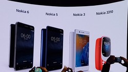 Loạt điện thoại Nokia mới. Ảnh: Cnet.