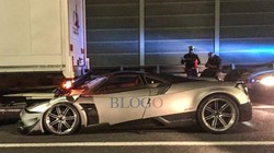 Một trong số 20 chiếc Huayra BC trên toàn cầu đã gặp nạn. Ảnh:Blogo.