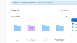 Dropbox cải tiến giao diện online, trực quan và dễ dùng hơn