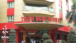 Trụ sở công ty Thiên Ngọc Minh Uy sáng ngày 25/4. 