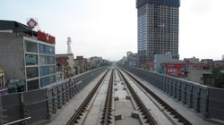 Hệ thống đường sắt của dự án đường sắt cao tốc Cát Linh - Hà Đông.
