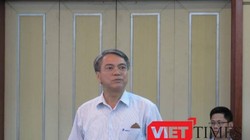 Ông Trần Mạnh Hùng, Chủ tịch Tập đoàn VNPT báo cáo tại Hội nghị giao ban quản lý nhà nước ngành TT&TT chiều 5/6/2017.