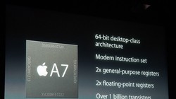 Chip A7 của Apple là một trong những thiết bị vi phạm bản quyền. 
