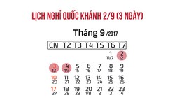 Quốc khánh năm nay người lao động sẽ được nghỉ 3 ngày.