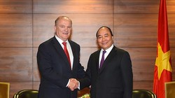 Thủ tướng Nguyễn Xuân Phúc gặp gỡ Chủ tịch Đảng Cộng sản Liên bang Nga