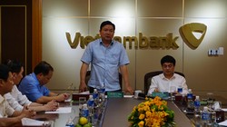 Bí thư Thăng làm việc với Vietcombank.