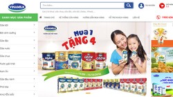 Giao diện Eshop - Giấc mơ sữa Việt của Vinamilk