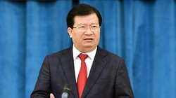 Phó Thủ tướng Trịnh Đình Dũng phát biểu tại Hội nghị tổng kết năm 2016, triển khai kế hoạch 2017 của Bộ Xây dựng.