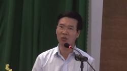 Trưởng ban Tuyên giáo trung ương Võ Văn Thưởng tiếp xúc cử tri huyện Nhơn Trạch, tỉnh Đồng Nai sáng 26-6 