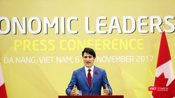 Thủ tướng Canada Justin Trudeau với phong thái trẻ trung, dễ mến.