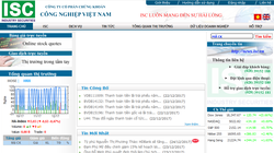 Ảnh chụp website của ISC