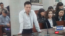 Ông Hà Văn Thắm tại phiên toàn xét xử vụ PVN đầu tư vào OceanBank gây thiệt hại 800 tỷ đồng