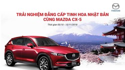 Cơ hội nhận chuyến du lịch Nhật Bản khi mua Mazda CX-5. (Ảnh: THA)