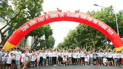 Gần 2300 người tham gia "SeABank Run For The Future 2019" tại Hà Nội