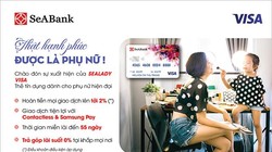 Đặc biệt, với mỗi giao dịch từ 1.000.000 đồng khách hàng thanh toán bằng thẻ SeALady Cashback Visa, SeABank sẽ đóng góp 2.000 đồng cho quỹ Hỗ trợ bệnh nhân ung thư “Ngày Mai Tươi Sáng” để chia sẻ khó khăn cùng bệnh nhân Ung thư.