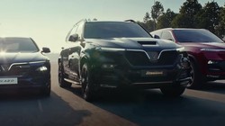 Từ trái sang phải, VinFast Lux A2.0, VinFast President và VinFast Lux SA2.0