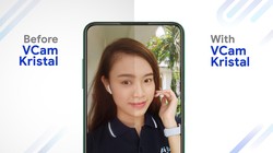 VCam Kristal giúp hiện thực hóa trải nghiệm màn hình vô khuyết trên điện thoại thông minh của VinSmart.