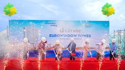 Eurowindow Tower đã chính thức cất nóc vào ngày 14/08/2020