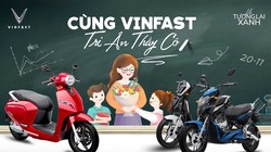Trong tháng 11 VinFast triển khai chương trình “Cùng VinFast tri ân Thầy cô”
