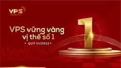 VPS tiếp tục dẫn đầu thị phần môi giới cổ phiếu quý III/2022 
