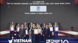 Bảo hiểm PVI - doanh nghiệp bảo hiểm phi nhân thọ duy nhất 2 năm liên tiếp được vinh danh trong Bảng xếp hạng Top 50 doanh nghiệp lợi nhuận tốt nhất Việt Nam