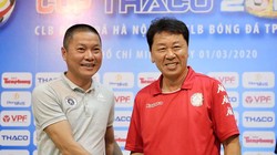 Quang cảnh buổi họp báo trước trận siêu cúp. Ảnh VPF