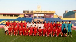 Đoàn quân của bầu Đệ đã hoàn tất quá trình chuẩn bị mùa bóng mới . Ảnh THFC.