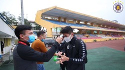 Công tác chống dịch sân Hàng Đẫy khá tốt. Ảnh VPF.