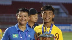 Vô địch U15 quốc gia 2018 là quả ngọt đầu mùa của ông thầy Văn Quyến. Ảnh FBNV