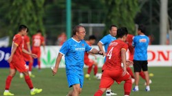 Mục tiêu của đội tuyển Việt Nam là có điểm. Ảnh VFF.