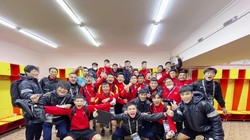 Thẳng tiến vòng chung kết U23 Châu Á 2022. Ảnh VFF