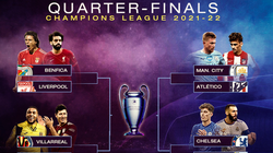 Kết quả bốc thăm Champions League. Ảnh AP.