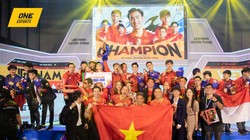 Đội tuyển LMHT giành HCV tại SEA Games 31. Ảnh One.