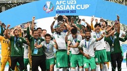 Nhà vô địch tuyệt đối U23 Saudi Arabia. Ảnh AFC.