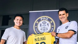 Quang Hải chính thức gia nhập CLB Pau FC (Ligue 2 - Pháp). Ảnh FBCN.