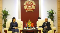 Thứ trưởng Nguyễn Thành Hưng tiếp bà H.E Prak Channoy, Quốc Vụ khanh Campuchia.