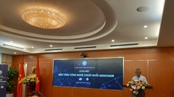 Thứ trưởng Bộ TT&TT Nguyễn Thành Hưng phát biểu tại buổi lễ. Ảnh: AT