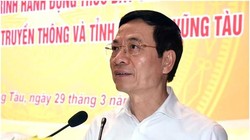 Bộ trưởng Nguyễn Mạnh Hùng phát biểu tại Hội nghị. Ảnh Mic