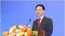 Bộ trưởng Nguyễn Mạnh Hùng phát biểu tại Hội nghị. Ảnh Mic