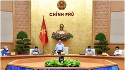 Thủ tướng Chính phủ phát biểu tại cuộc họp của Chính phủ. Ảnh Mic