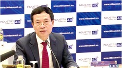 Bộ trưởng Nguyễn Mạnh Hùng phát biểu tại Diễn đàn. Ảnh Mic