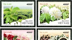 Bộ tem có 4 mẫu. Ảnh của BĐVN