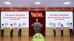  Lãnh đạo tỉnh Thanh Hóa thực hiện nghi thức khai trương