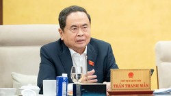 Chủ tịch Quốc hội Trần Thanh Mẫn phát biểu trong phiên thảo luận nội dung sửa đổi, bổ sung một số điều Nghị quyết số 136/2024/QH15 về tổ chức chính quyền đô thị và thí điểm một số cơ chế, chính sách đặc thù phát triển thành phố Đà Nẵng. Ảnh Quochoi.vn