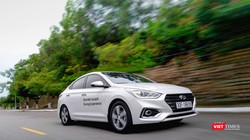 Mặc dù vấp phải đối thủ rất mạnh là Toyota Vios nhưng Hyundai Accent vẫn đạt được doanh số bán hàng khả quan trong tháng 10/2018  (Ảnh: Ngô Minh)