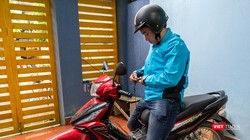 Giá rẻ đang là thứ tạo được sự chú ý khi công ty VTE muốn đưa áo bảo hiểm có túi khí Made in Vietnam phổ biến tới người dùng Việt. (Ảnh: Ngô Minh)