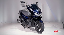 Mẫu xe PCX Hybrid được Honda lần đầu tiên giới thiệu tại triển lãm Tokyo Motor Show 2017. (Ảnh: Ngô Minh) 