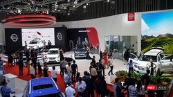 Toàn cảnh gian hàng Nissan Việt Nam tại triển lãm VMS 2018 (Ảnh: Ngô Minh)