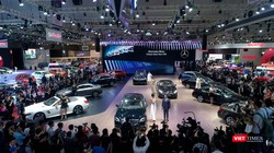 Gian hàng Mercedes-Benz Việt Nam chiếm vị trí trung tâm của triển lãm. (Ảnh: MBV)